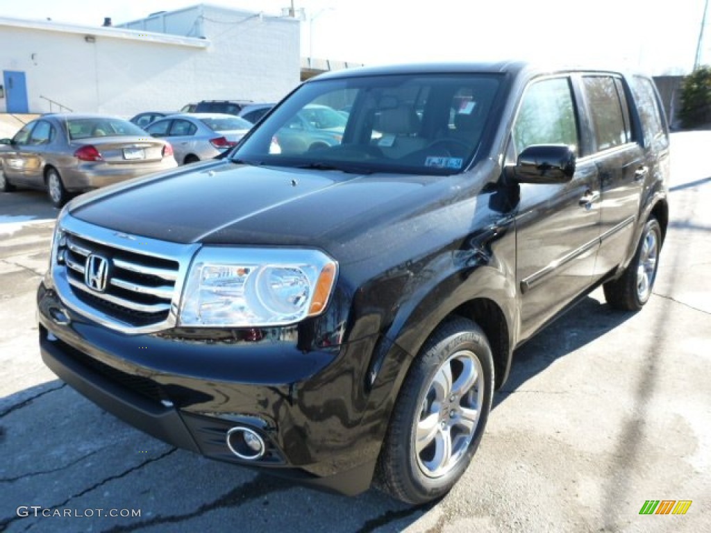 Crystal Black Pearl 2013 Honda Pilot EX-L 4WD Exterior Photo #76083161