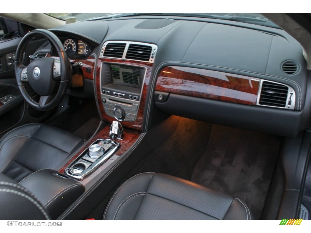 2010 Jaguar XK XK Convertible Warm Charcoal Dashboard Photo #76083394