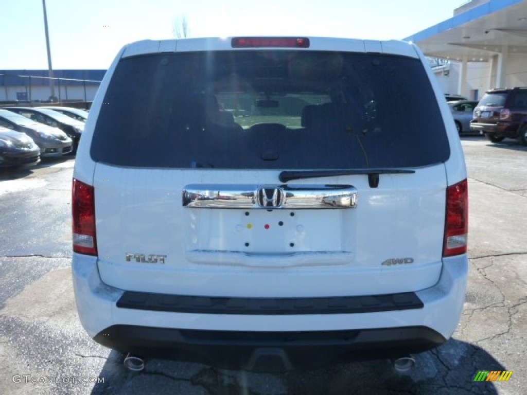 2013 Pilot EX-L 4WD - Taffeta White / Gray photo #3