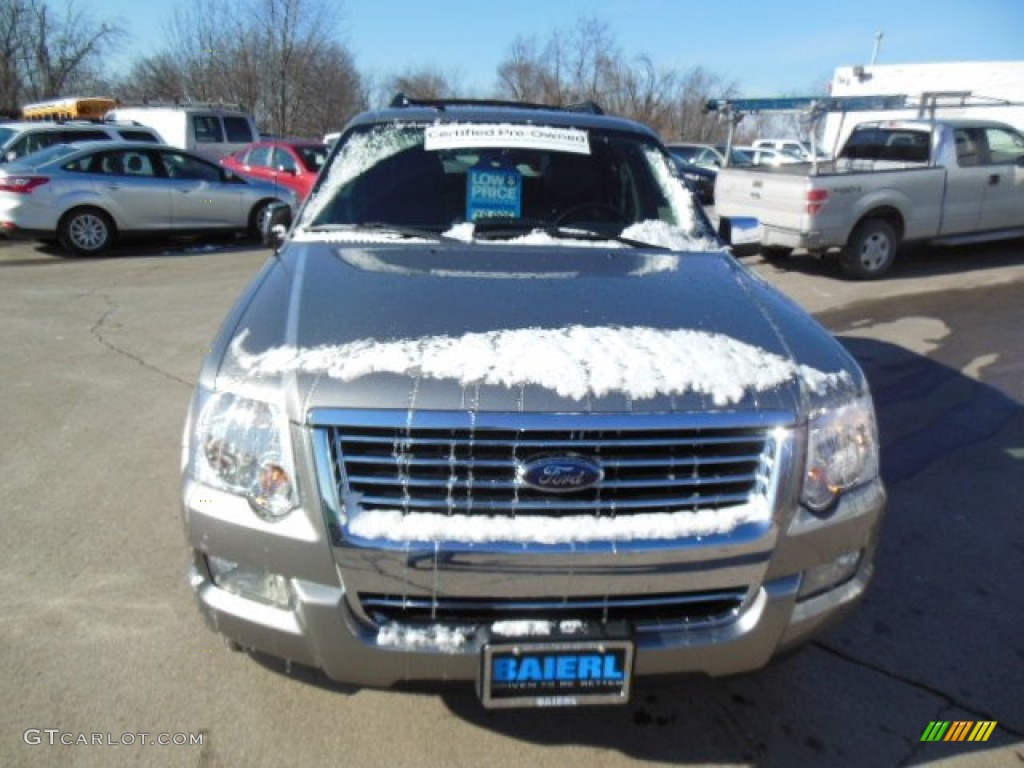 2008 Explorer Limited 4x4 - Vapor Silver Metallic / Black photo #3