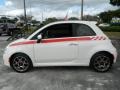 Bianco (White) 2012 Fiat 500 Sport Exterior