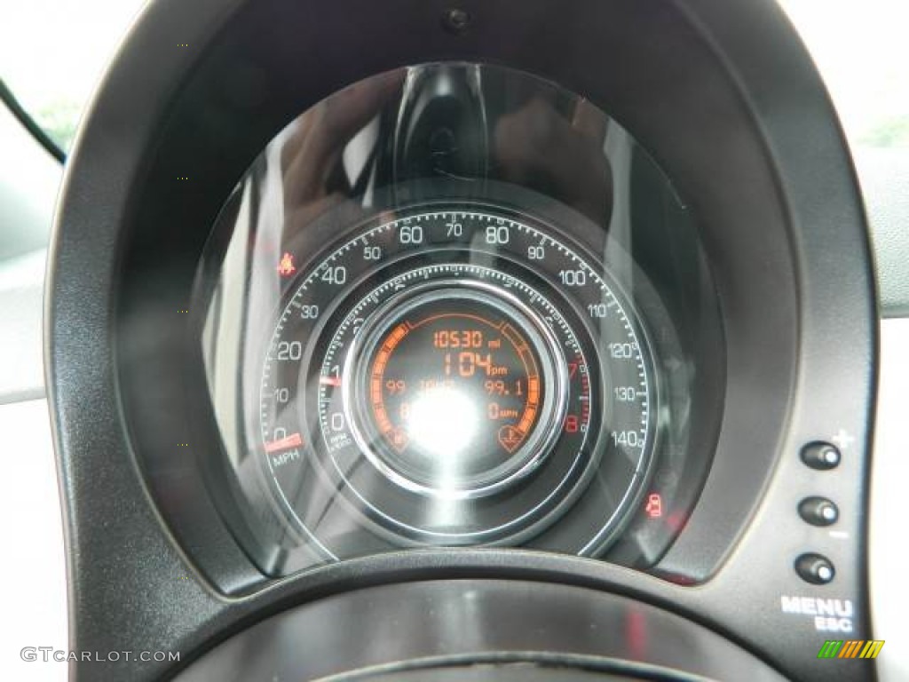 2012 Fiat 500 Sport Gauges Photo #76084497