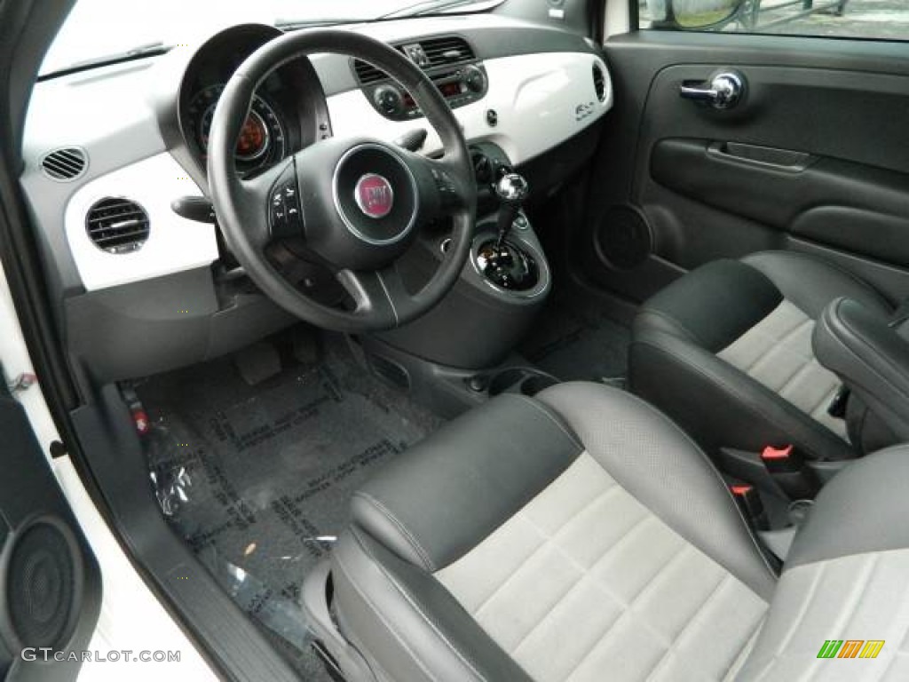 Sport Tessuto Nero/Nero (Black/Black) Interior 2012 Fiat 500 Sport Photo #76084642