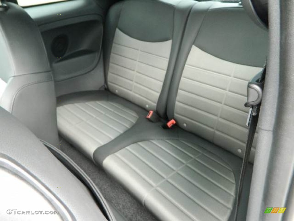 2012 Fiat 500 Sport Rear Seat Photo #76084664