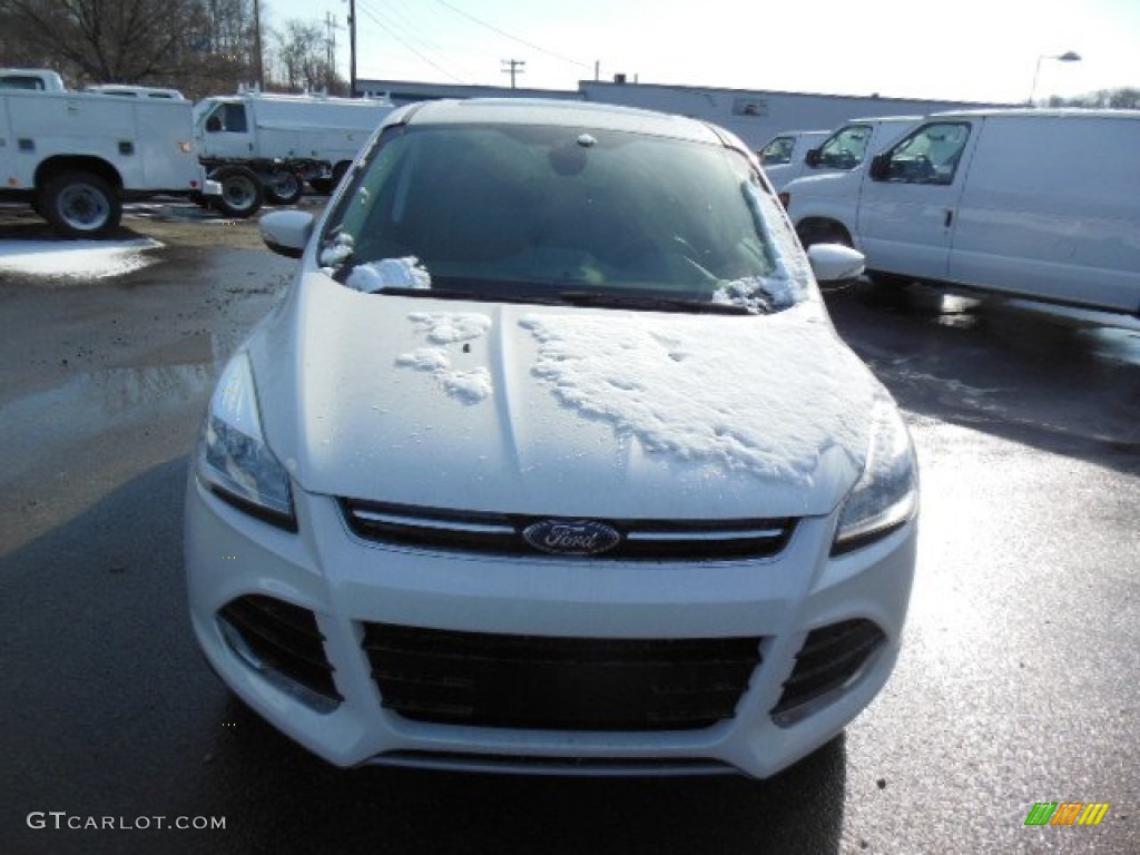 2013 Escape SEL 1.6L EcoBoost 4WD - White Platinum Metallic Tri-Coat / Charcoal Black photo #3