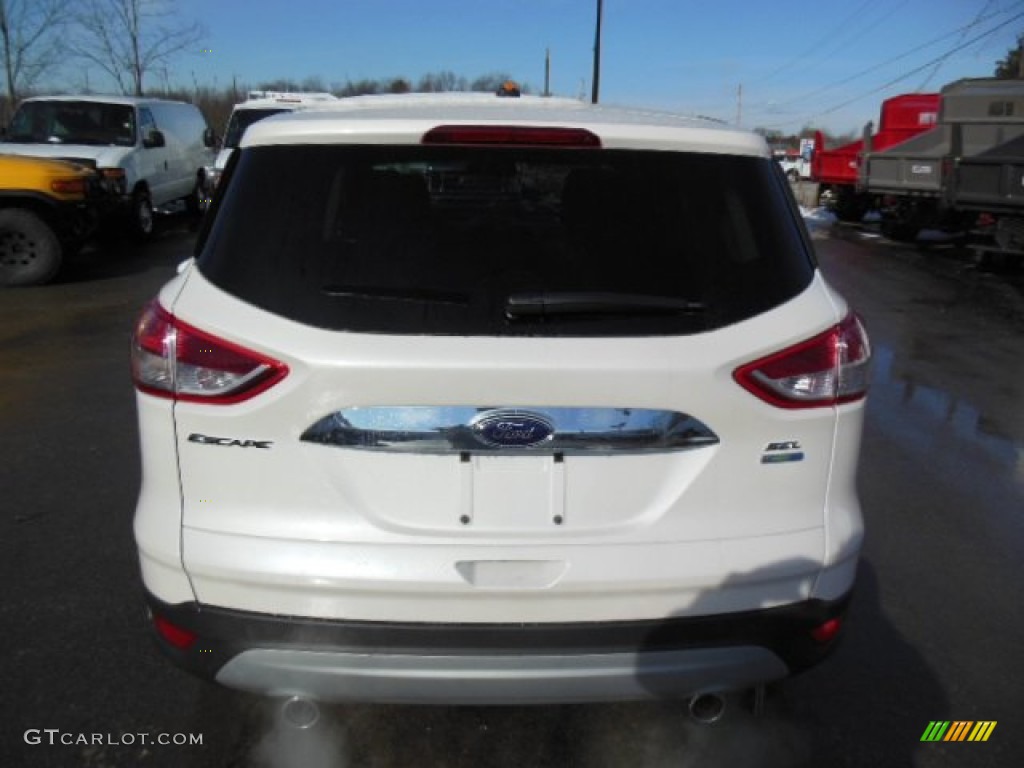 2013 Escape SEL 1.6L EcoBoost 4WD - White Platinum Metallic Tri-Coat / Charcoal Black photo #7