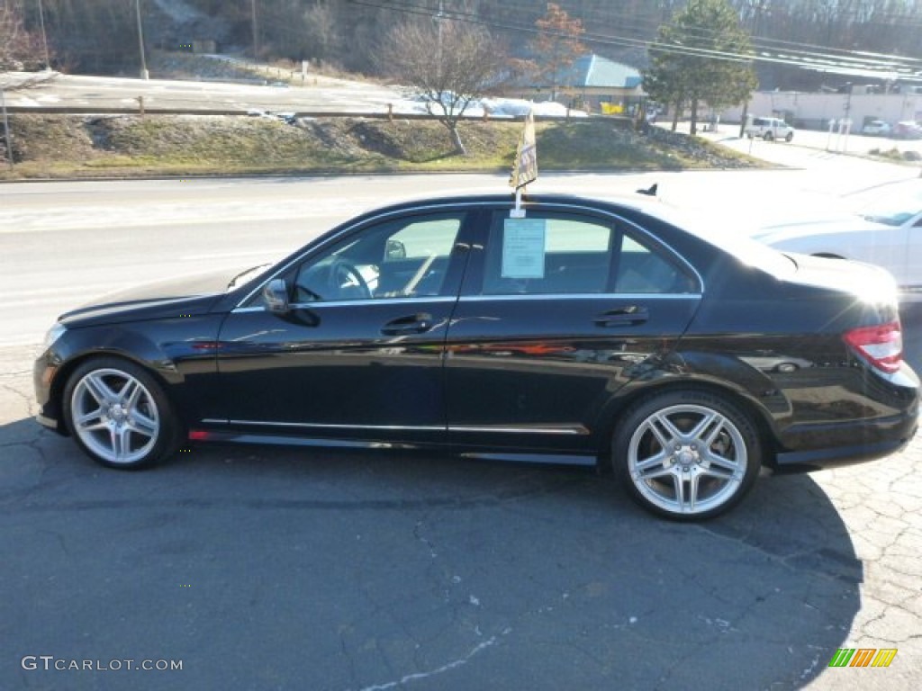 2010 C 300 Sport 4Matic - Black / Black photo #2