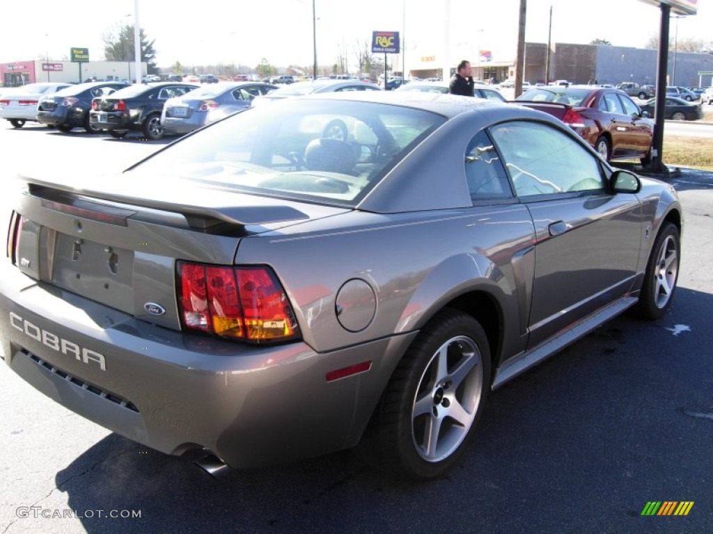 2001 Mustang Cobra Coupe - Mineral Grey Metallic / Medium Parchment photo #10