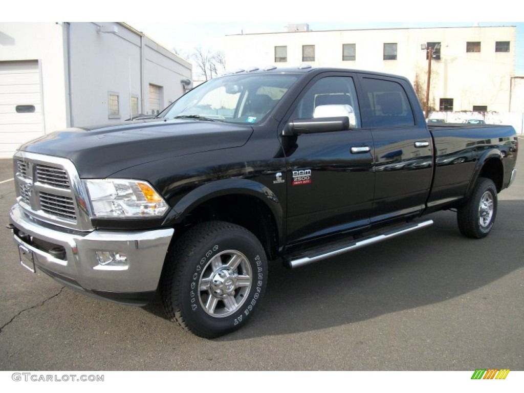 2012 Ram 2500 HD Laramie Crew Cab 4x4 - Black / Dark Slate photo #1