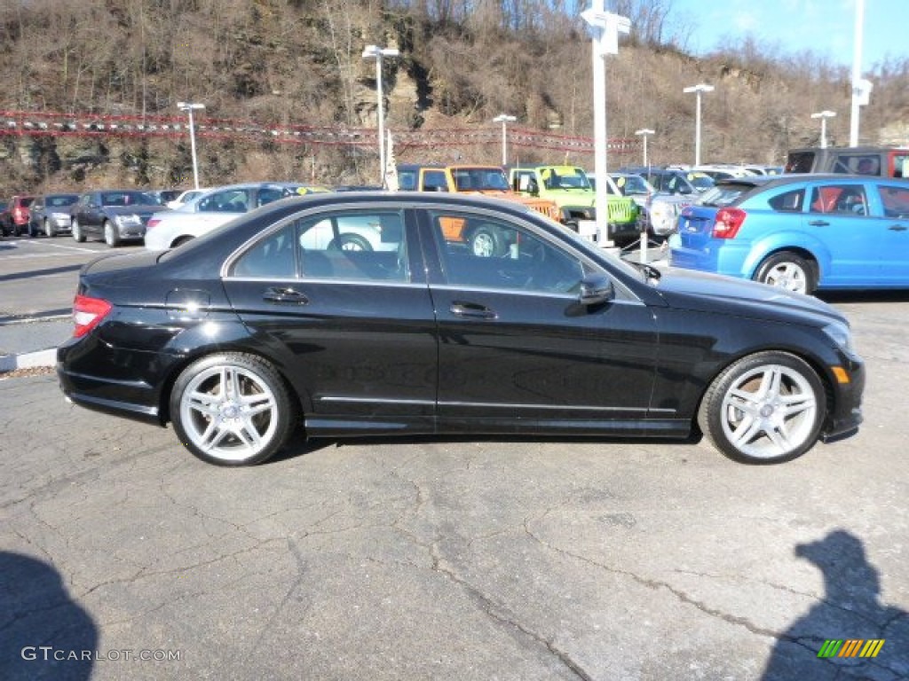 2010 C 300 Sport 4Matic - Black / Black photo #6