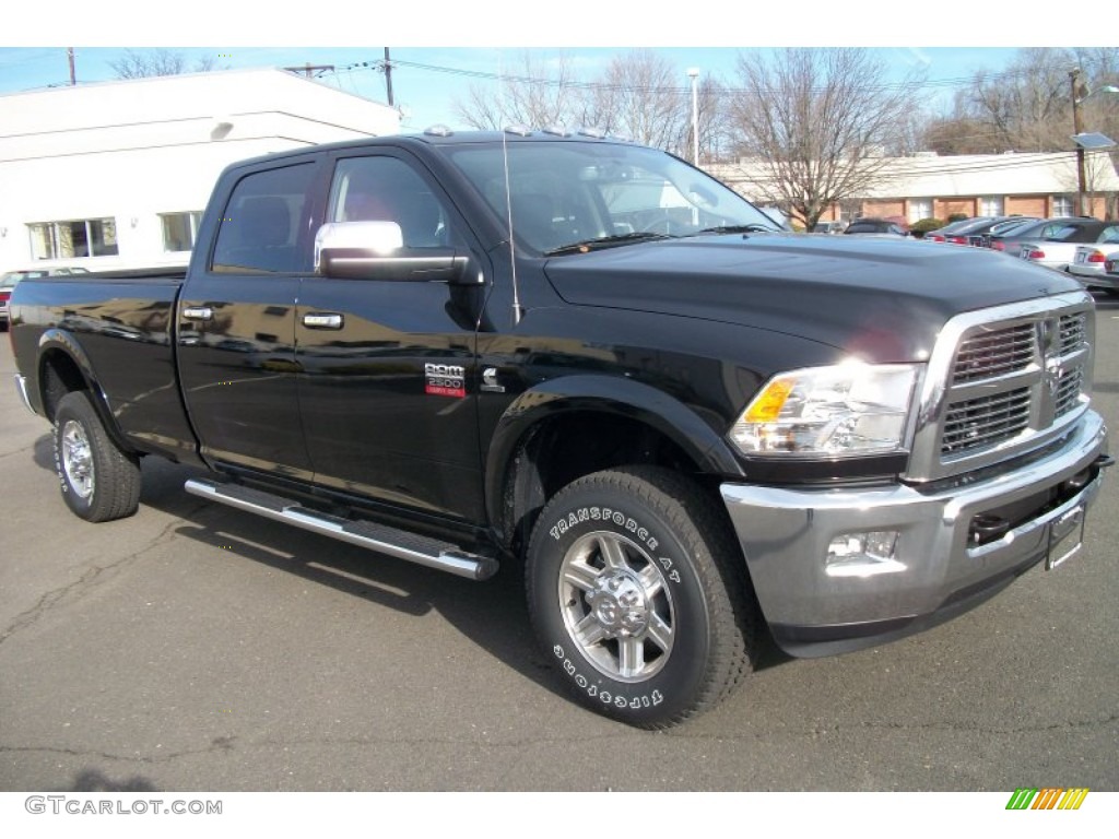 Black 2012 Dodge Ram 2500 HD Laramie Crew Cab 4x4 Exterior Photo #76086980