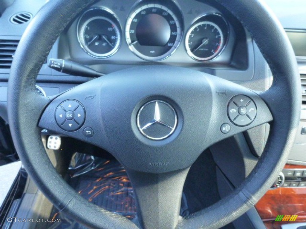 2010 C 300 Sport 4Matic - Black / Black photo #17