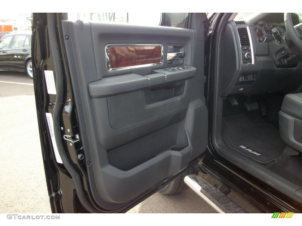 Dark Slate Interior 2012 Dodge Ram 2500 HD Laramie Crew Cab 4x4 Photo #76087044