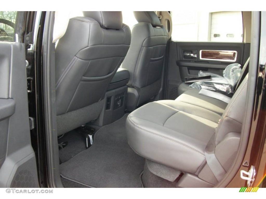 Dark Slate Interior 2012 Dodge Ram 2500 HD Laramie Crew Cab 4x4 Photo #76087165