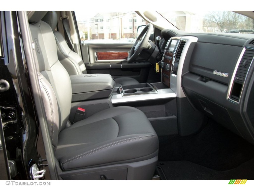 Dark Slate Interior 2012 Dodge Ram 2500 HD Laramie Crew Cab 4x4 Photo #76087208