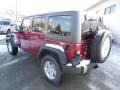 2013 Deep Cherry Red Crystal Pearl Jeep Wrangler Unlimited Sport S 4x4  photo #8