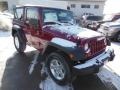 2013 Deep Cherry Red Crystal Pearl Jeep Wrangler Sport S 4x4  photo #4