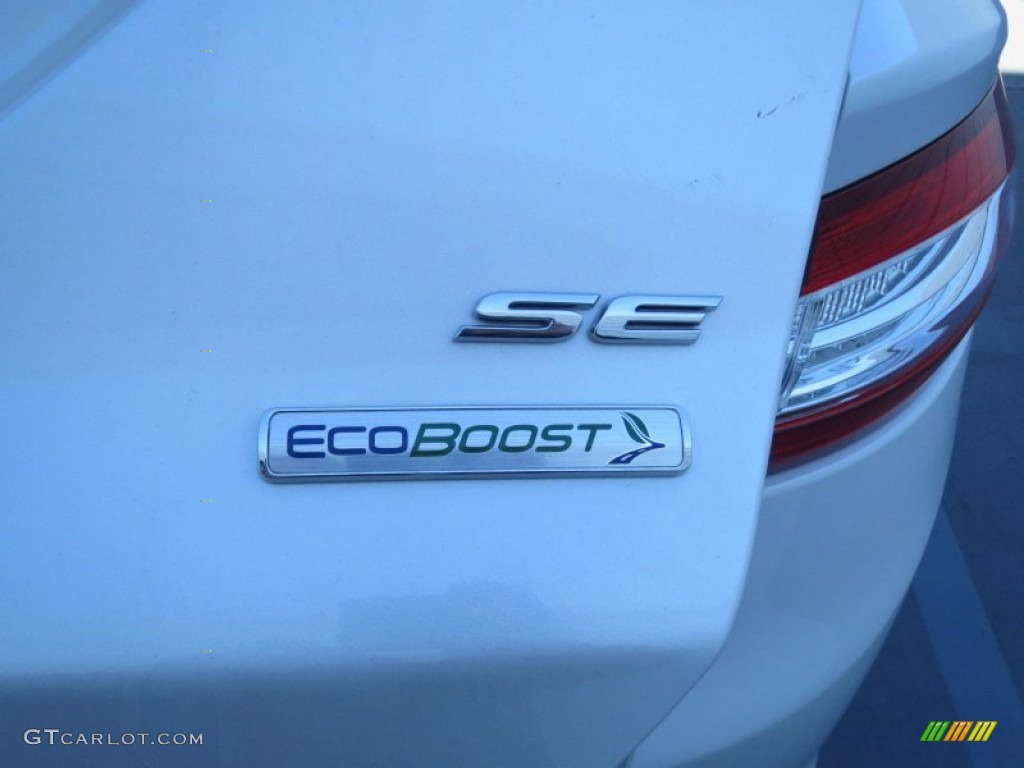 2013 Fusion SE 1.6 EcoBoost - White Platinum Metallic Tri-coat / Charcoal Black photo #14