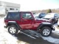 2013 Deep Cherry Red Crystal Pearl Jeep Wrangler Sport S 4x4  photo #5