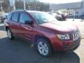 2013 Deep Cherry Red Crystal Pearl Jeep Compass Sport 4x4  photo #9