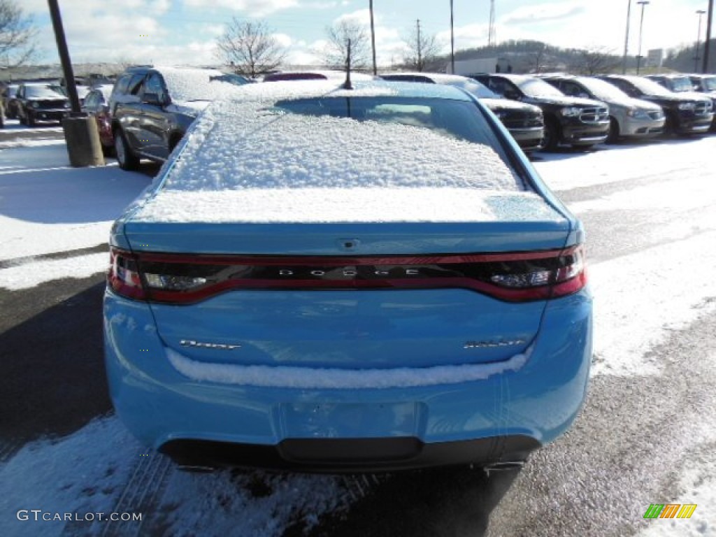 2013 Dart Rallye - Laguna Blue / Black/Light Diesel Gray photo #7