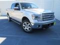 2013 Ingot Silver Metallic Ford F150 Lariat SuperCrew 4x4  photo #1