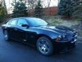2013 Pitch Black Dodge Charger R/T  photo #2