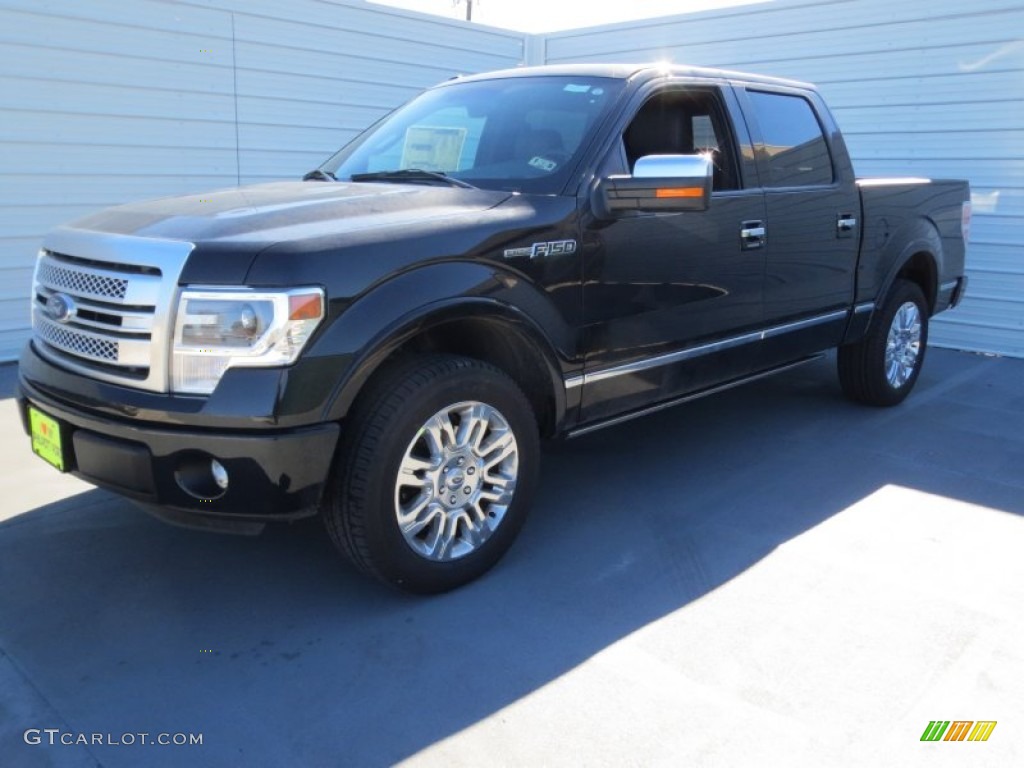 2013 Tuxedo Black Metallic Ford F150 Platinum SuperCrew 76072166 Photo