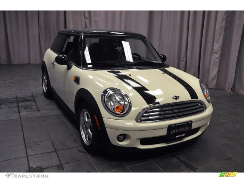 2010 Cooper Hardtop - Pepper White / Grey/Carbon Black photo #4