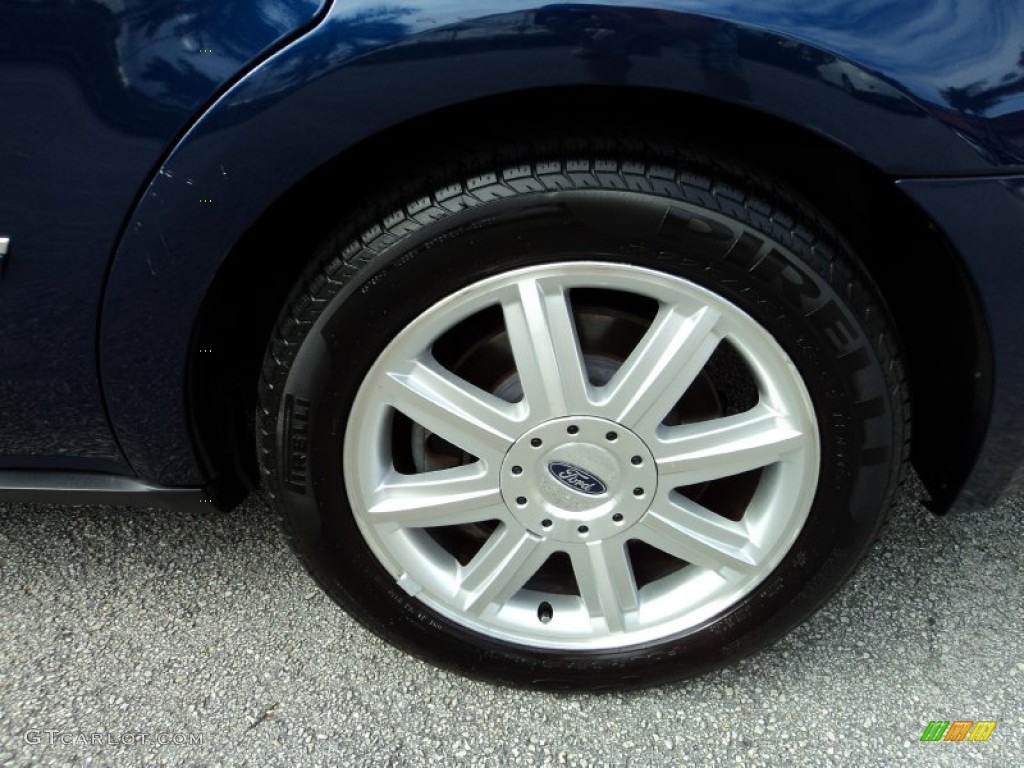 2005 Five Hundred Limited - Dark Blue Pearl Metallic / Pebble Beige photo #10