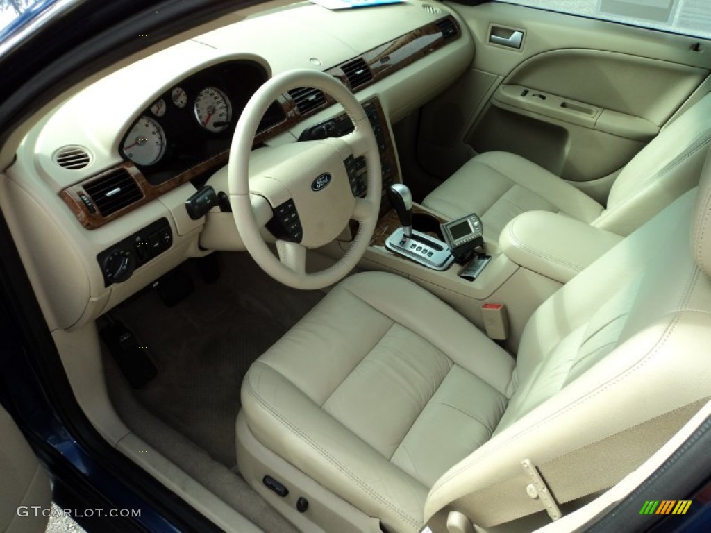 2005 Five Hundred Limited - Dark Blue Pearl Metallic / Pebble Beige photo #17