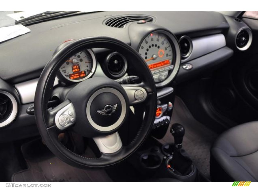 2010 Cooper Hardtop - Pepper White / Grey/Carbon Black photo #27
