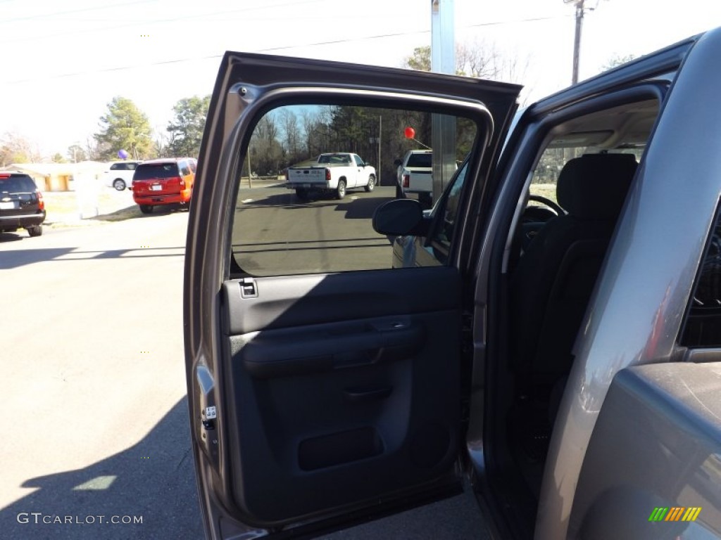 2013 Silverado 1500 LT Crew Cab - Mocha Steel Metallic / Ebony photo #37