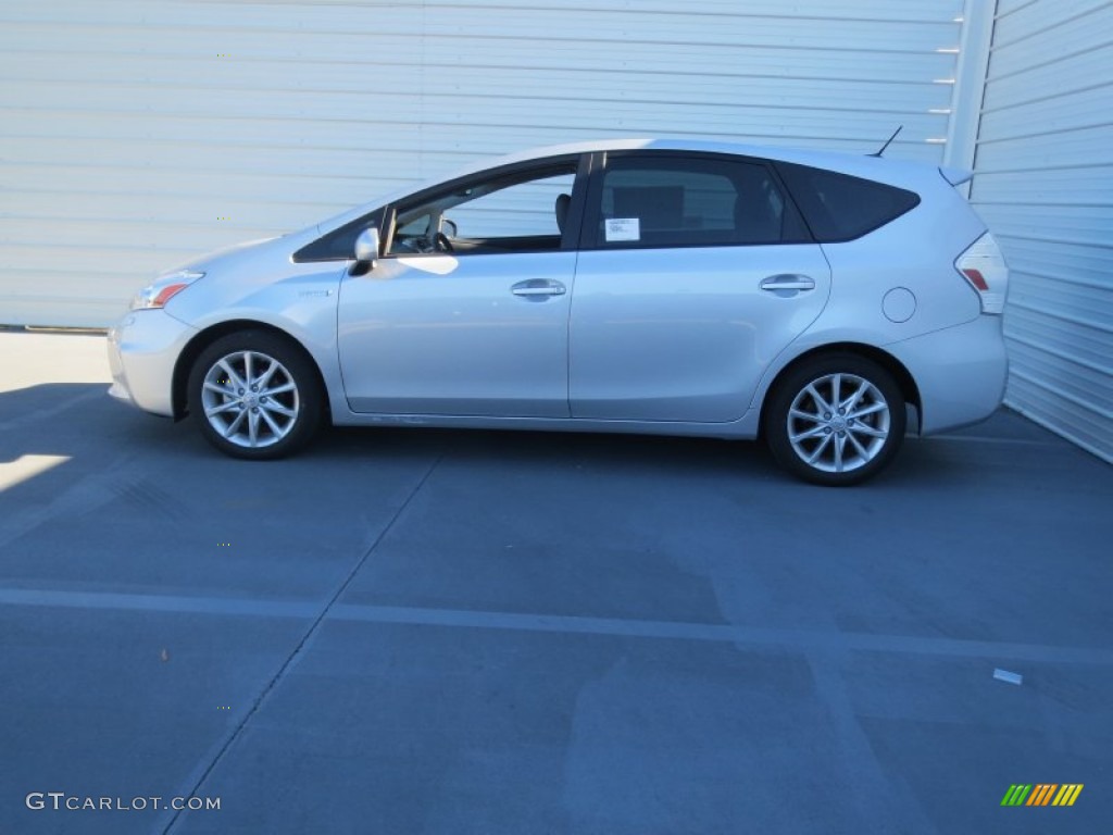 2013 Prius v Five Hybrid - Classic Silver Metallic / Dark Gray photo #5