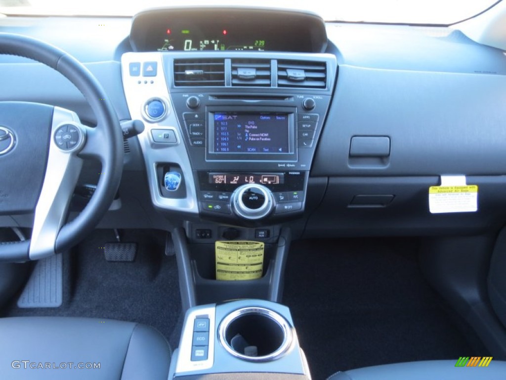 2013 Toyota Prius v Five Hybrid Dashboard Photos