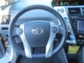 Dark Gray 2013 Toyota Prius v Five Hybrid Steering Wheel
