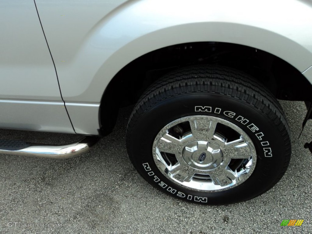 2011 F150 XLT SuperCrew - Ingot Silver Metallic / Steel Gray photo #3