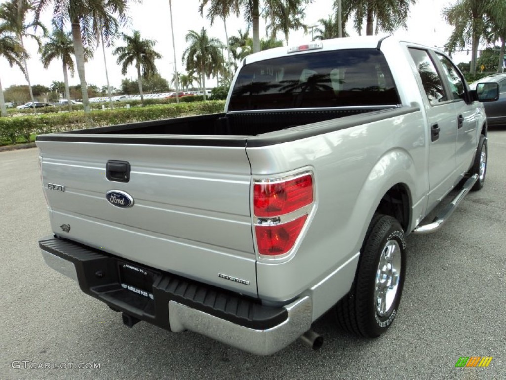 2011 F150 XLT SuperCrew - Ingot Silver Metallic / Steel Gray photo #7