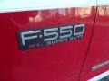 Oxford White - F550 Super Duty XL Regular Cab 4x4 Chassis Plow Truck Photo No. 8
