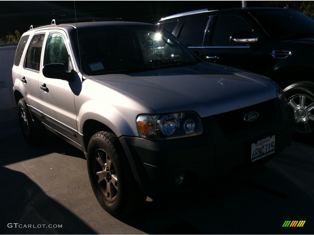 Silver Metallic Ford Escape