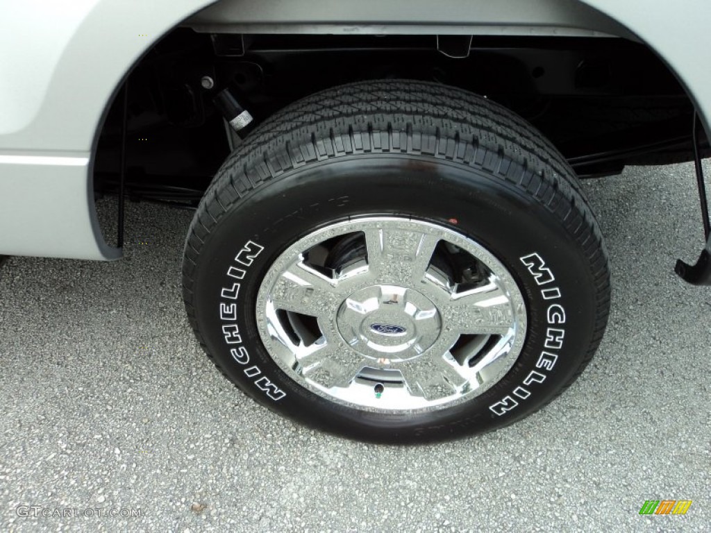 2011 F150 XLT SuperCrew - Ingot Silver Metallic / Steel Gray photo #11