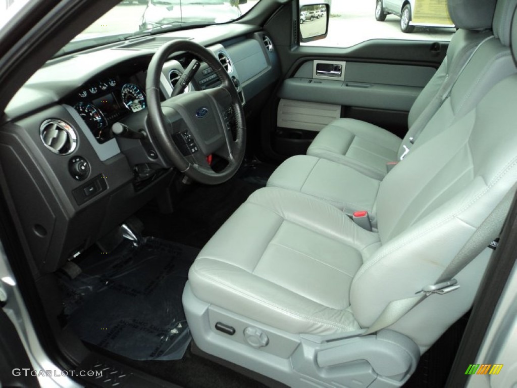2011 F150 XLT SuperCrew - Ingot Silver Metallic / Steel Gray photo #18