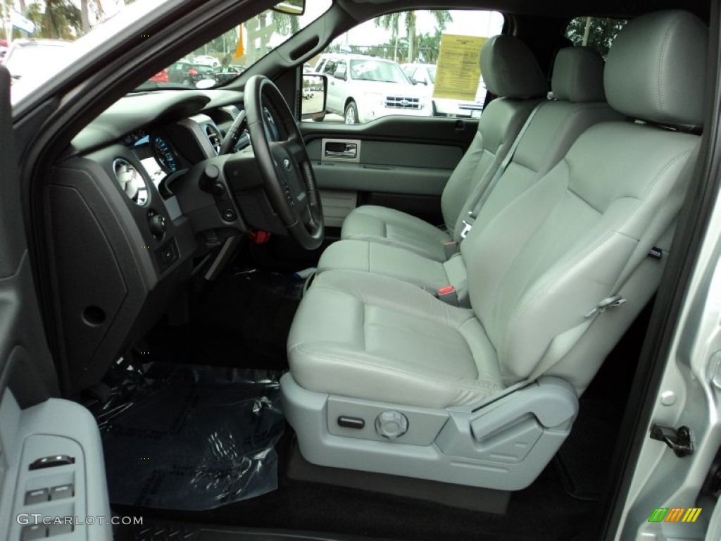 2011 F150 XLT SuperCrew - Ingot Silver Metallic / Steel Gray photo #19