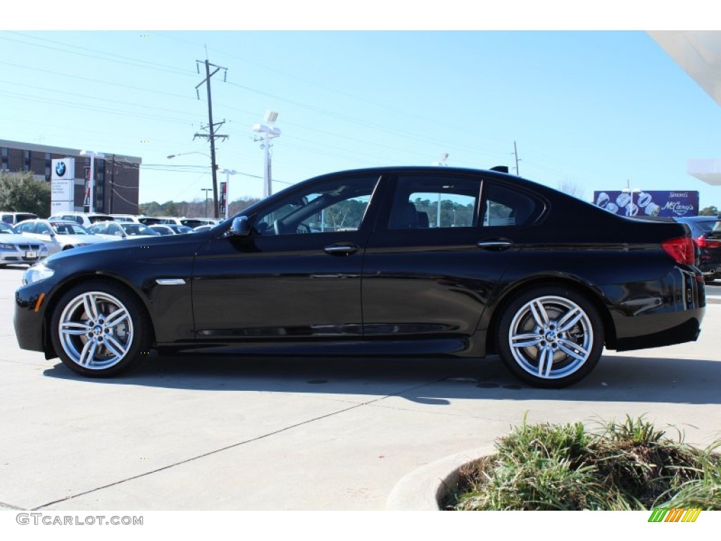 2013 5 Series 550i Sedan - Jet Black / Black photo #3