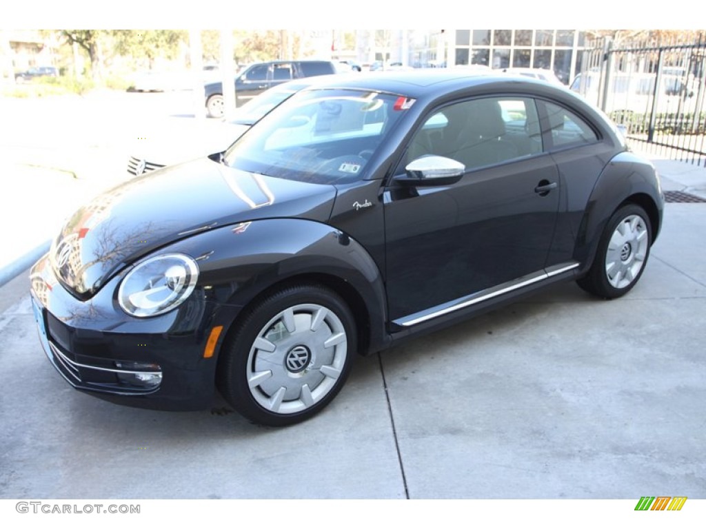Deep Black Pearl Metallic 2013 Volkswagen Beetle Turbo Fender Edition Exterior Photo #76094455