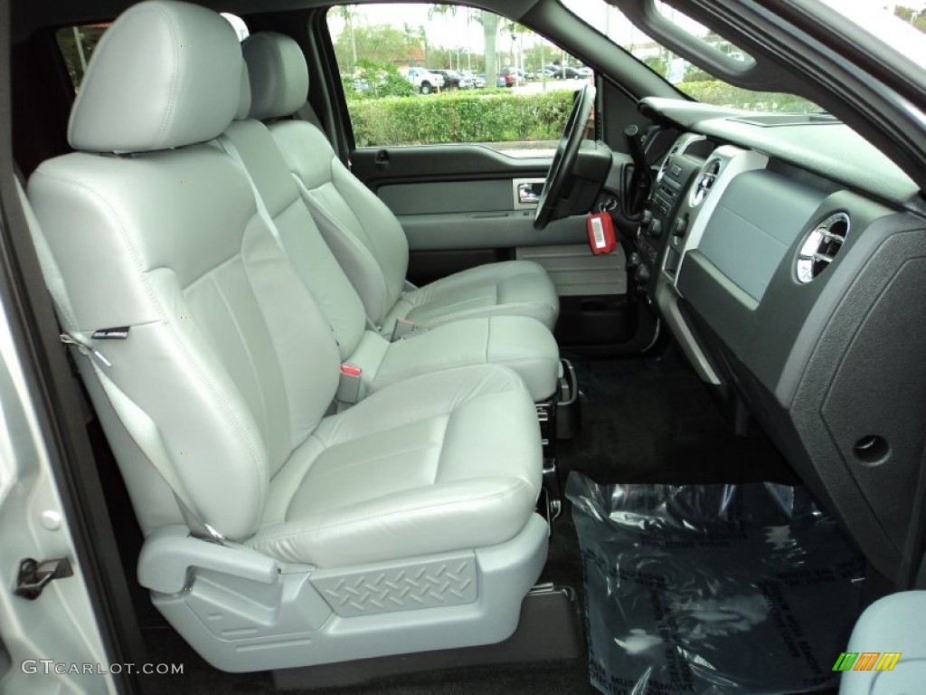 2011 F150 XLT SuperCrew - Ingot Silver Metallic / Steel Gray photo #21