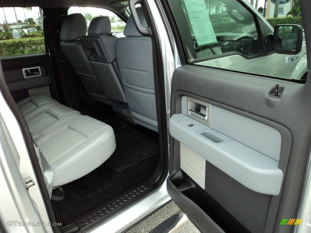 2011 F150 XLT SuperCrew - Ingot Silver Metallic / Steel Gray photo #22
