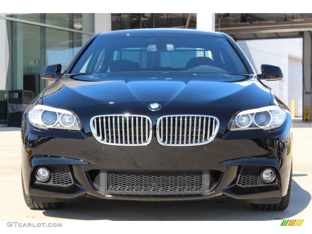 2013 5 Series 550i Sedan - Jet Black / Black photo #7