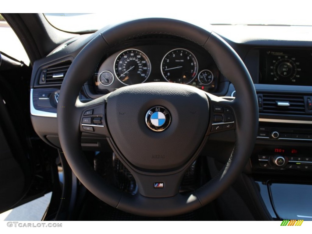 2013 5 Series 550i Sedan - Jet Black / Black photo #11