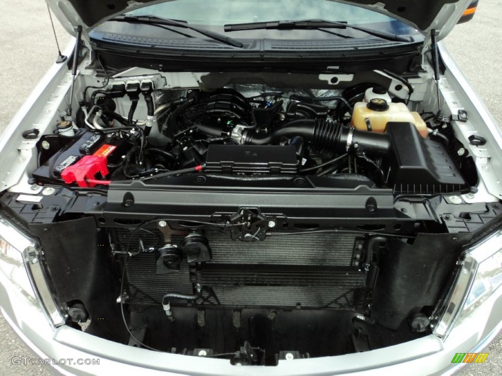 2011 F150 XLT SuperCrew - Ingot Silver Metallic / Steel Gray photo #29